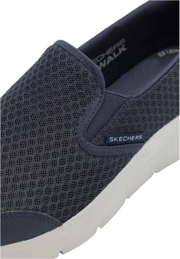 Skechers GO Walk Flex Reque Sneakers Blue Heren