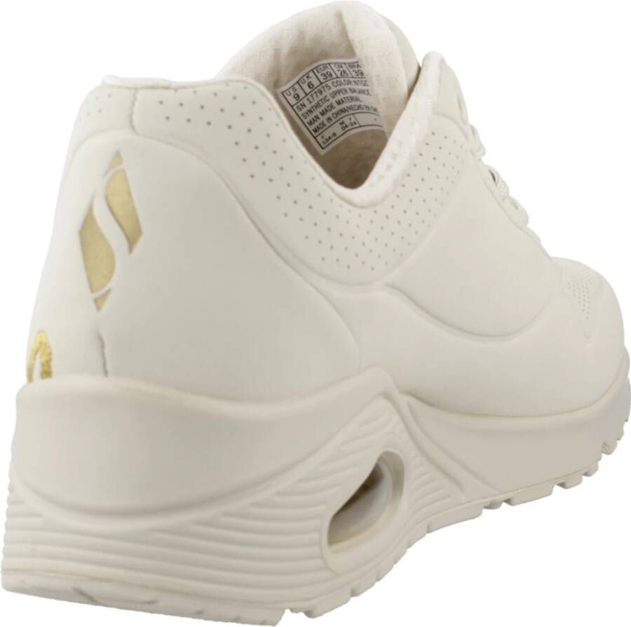 Skechers Gouden Hart Sneakers White Dames