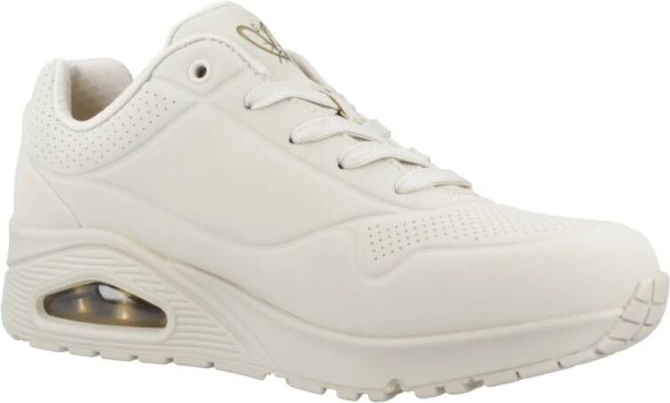 Skechers Gouden Hart Sneakers White Dames