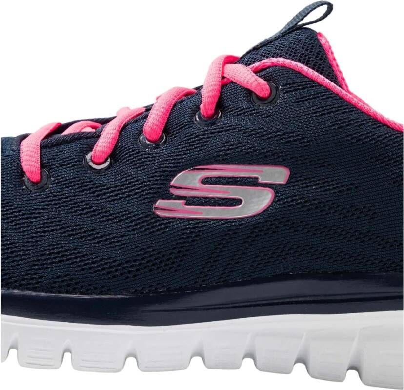 Skechers Graceful-Get Connect Sneakers Blue Dames