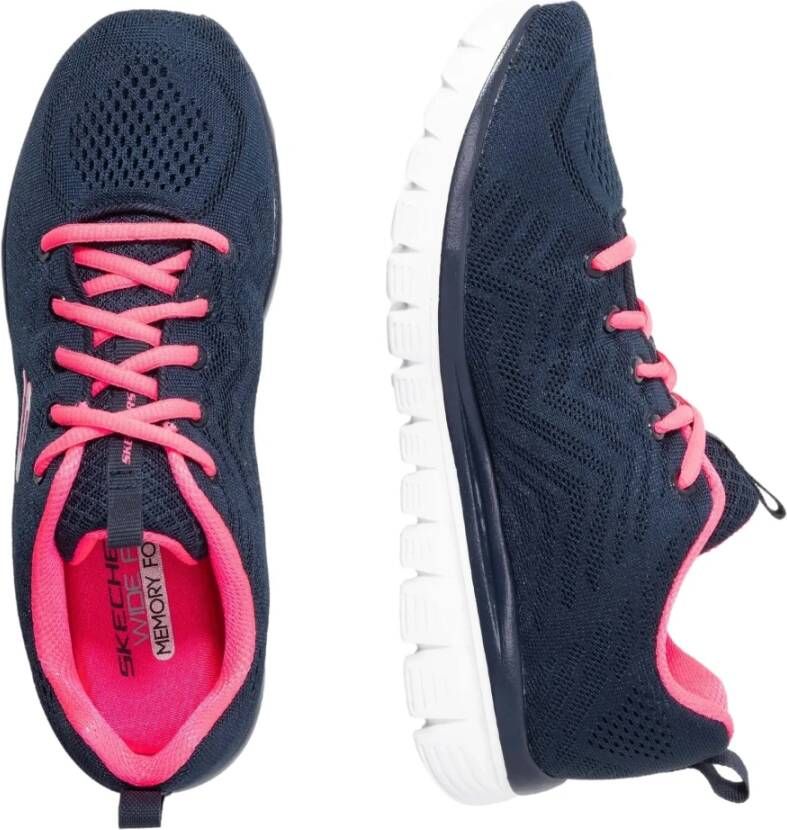 Skechers Graceful-Get Connect Sneakers Blue Dames