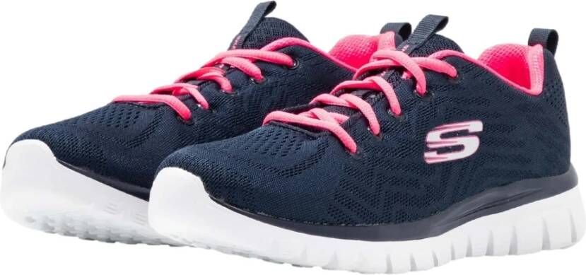 Skechers Graceful-Get Connect Sneakers Blue Dames