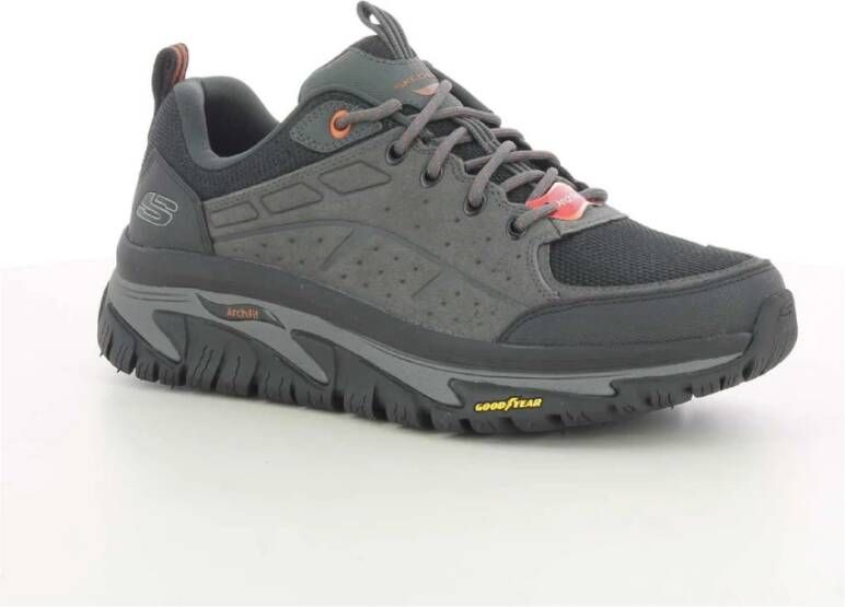 Skechers Grijze Arch Fit Road Walker Schoenen Black Heren