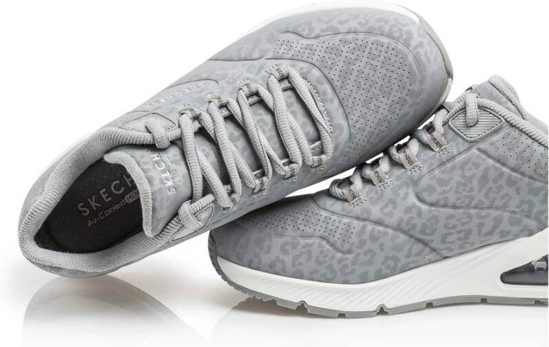 Skechers Grijze Damessneakers Uno 2 Gray Dames