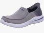 Skechers Grijze Instap Sneakers Delson 3.0 Gray Heren - Thumbnail 14