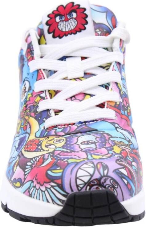 Skechers Uno Color Doodle 183500-MLT Mannen Veelkleurig Sneakers - Foto 13