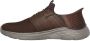 Skechers Bruine Slip-On Vegan Sneakers met Arch Support Brown Heren - Thumbnail 24