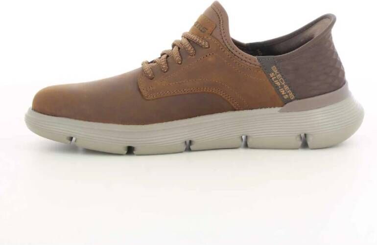 Skechers Heren Cognac Garza Schoenen Brown Heren