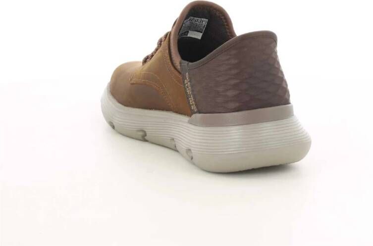 Skechers Heren Cognac Garza Schoenen Brown Heren