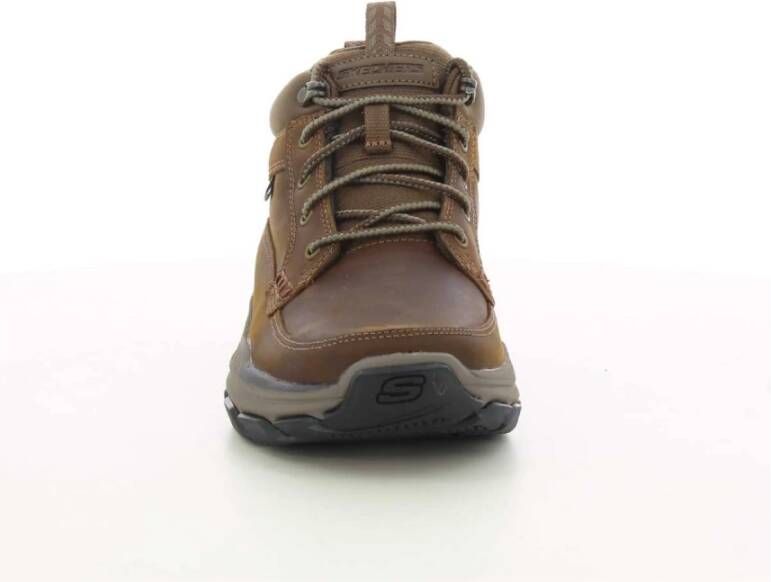 Skechers Heren Cognac Respected Schoenen Brown Heren