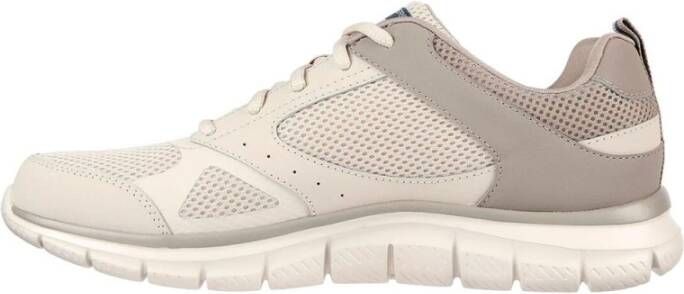 Skechers Heren Leder Textiel Sneakers Beige Heren