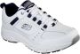 Skechers Heren Leren Synthetisch Textiel Sneakers White Heren - Thumbnail 4