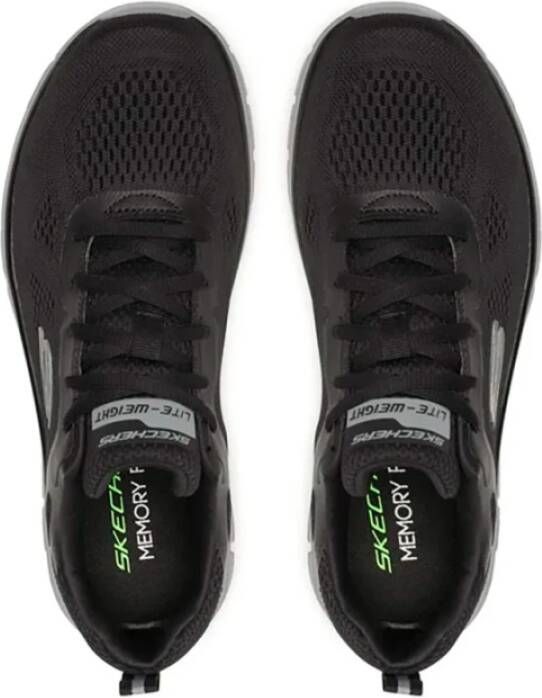 Skechers Heren Textiel Synthetische Sneakers Black Heren