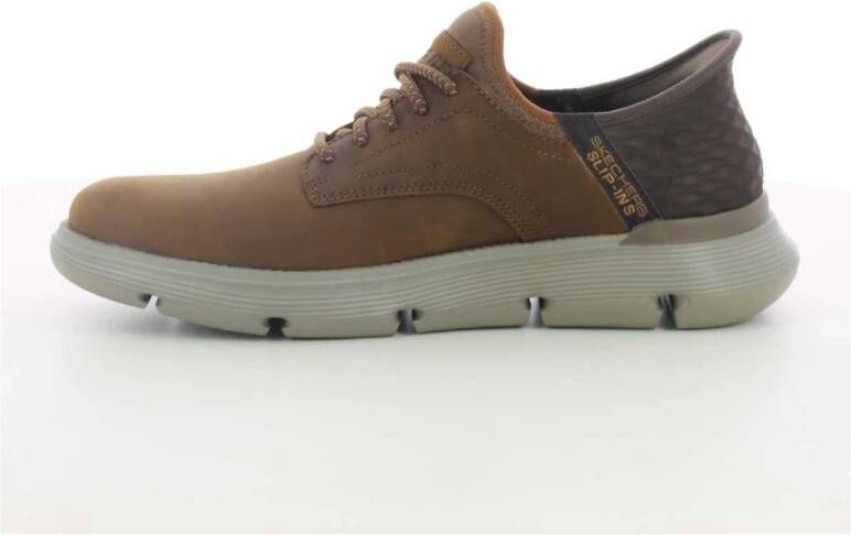 Skechers Herenschoenen Cognac Garza Bruin Heren