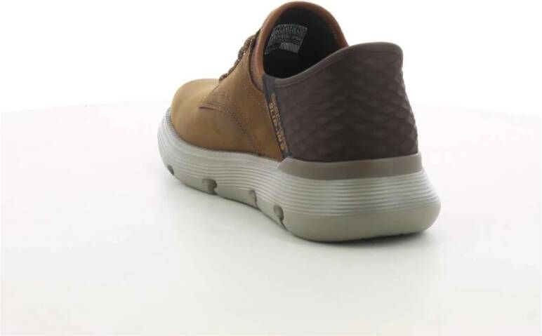 Skechers Herenschoenen Cognac Garza Bruin Heren