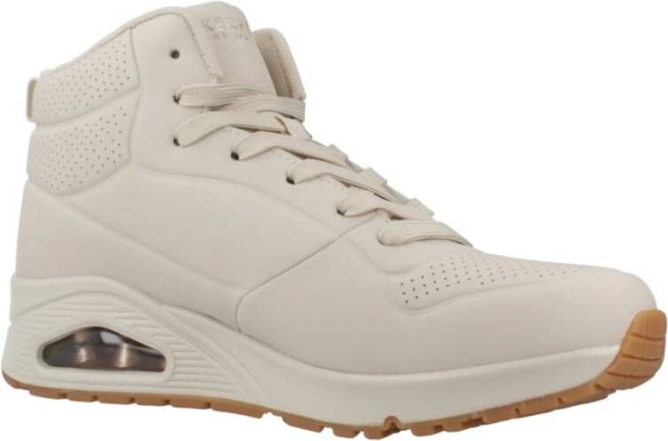 Skechers Hoge Stand Sneakers Beige Dames