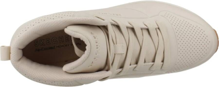 Skechers Hoge Stand Sneakers Beige Dames