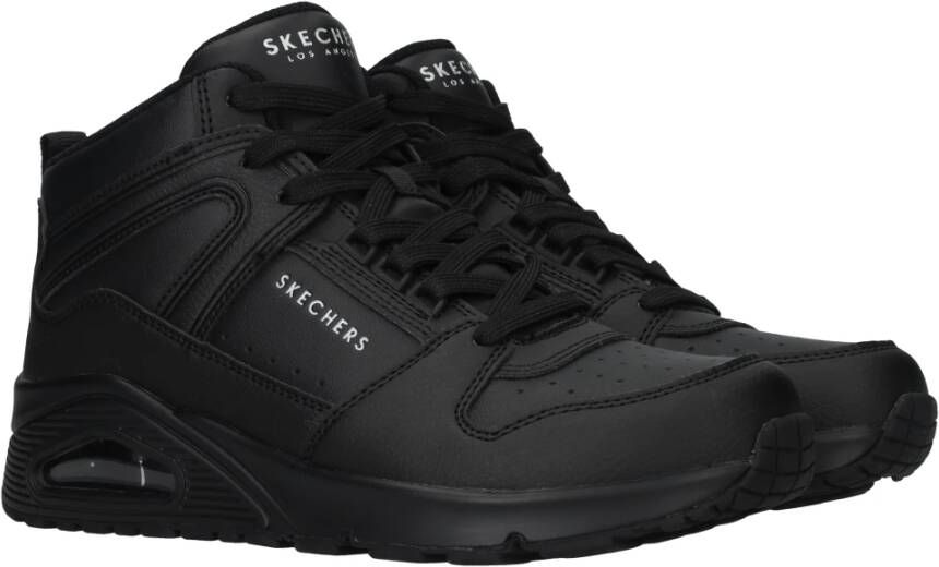 Skechers Hoge Top Vetersneaker Boot Black Dames