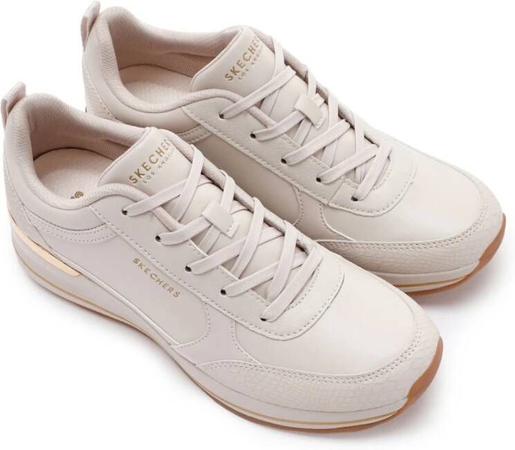 Skechers Innovatieve Sneaker Collectie voor Iedereen Beige Dames