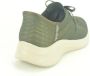 Skechers Kakki Lycra N. Slip-In Sneakers Beige Dames - Thumbnail 2