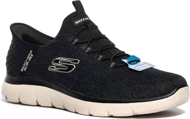 Skechers Key Pace Slip-On Sneakers Zwart Black Heren