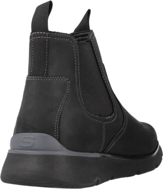 Skechers Klassieke Chelsea Boots Augustino Paulo Black Heren