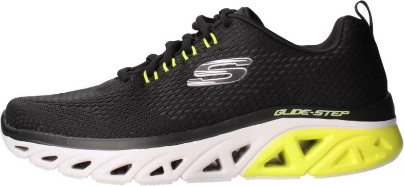 Skechers Klassieke Mesh Sneaker met Zachte Zool Black Heren