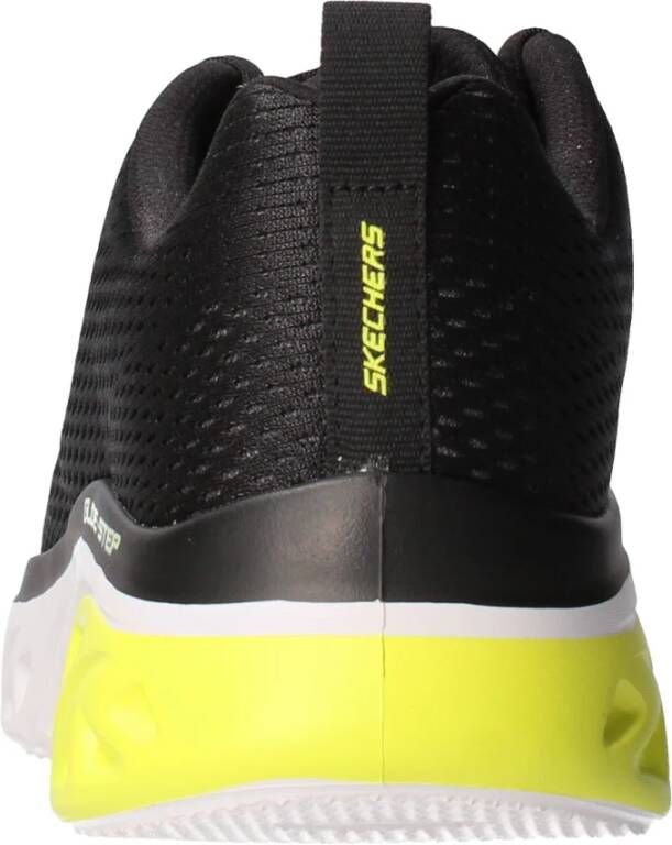 Skechers Klassieke Mesh Sneaker met Zachte Zool Black Heren