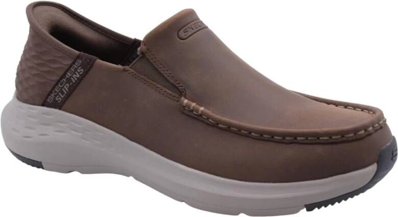 Skechers Klassieke Mocassin Schoenen Brown Heren