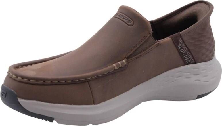 Skechers Klassieke Mocassin Schoenen Brown Heren