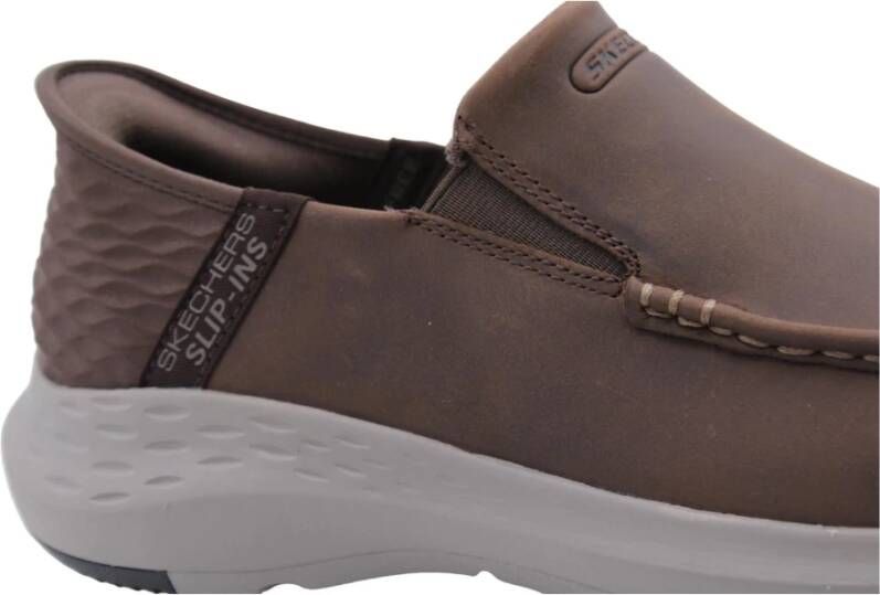 Skechers Klassieke Mocassin Schoenen Brown Heren