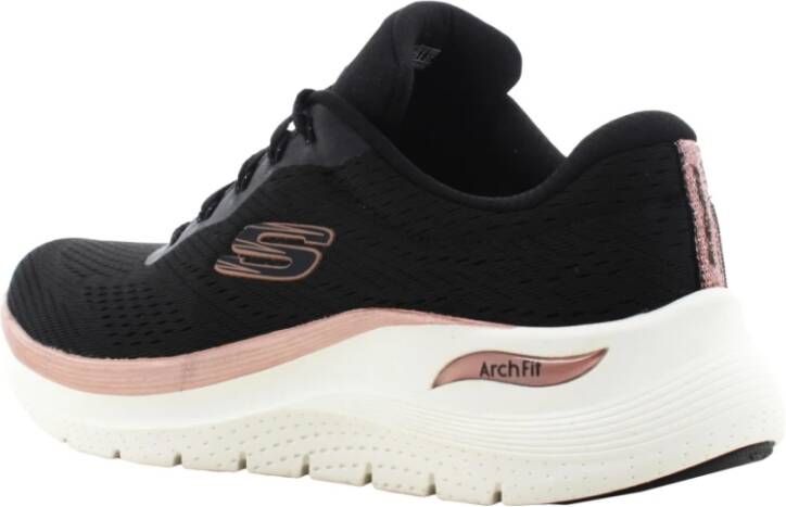 Skechers Lage Damessneakers Black Dames