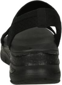 Skechers Lage Sandalen Black Dames