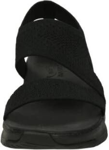 Skechers Lage Sandalen Black Dames