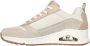 Skechers Uno 2 Much Fun Sneakers Dames Beige - Thumbnail 3