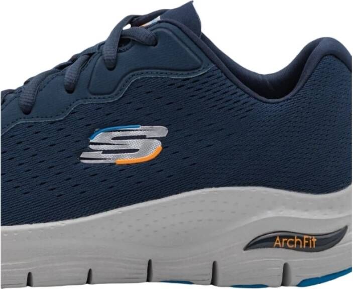 Skechers Lage Sneakers Blue Heren