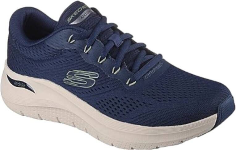 Skechers Lage Sneakers Blue Heren