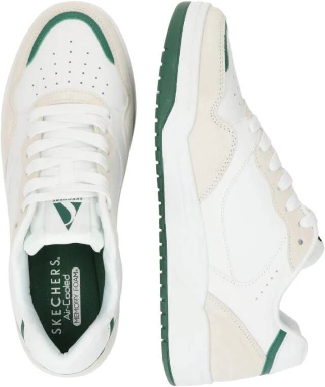 Skechers Lage Top Lifestyle Sneakers White Heren