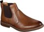 Skechers Leren Herenschoenen Elegante Comfort Brown Heren - Thumbnail 2