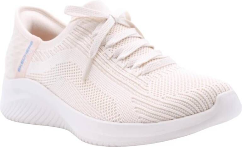 Skechers Stijlvolle Loterbol Sneaker voor vrouwen Beige Dames