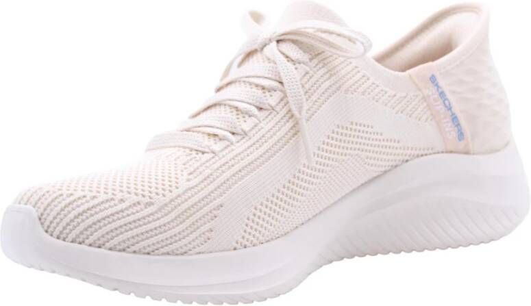 Skechers Stijlvolle Loterbol Sneaker voor vrouwen Beige Dames