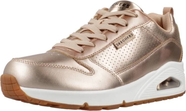 Skechers Metallic Sneakers voor een stijlvolle look Pink Dames