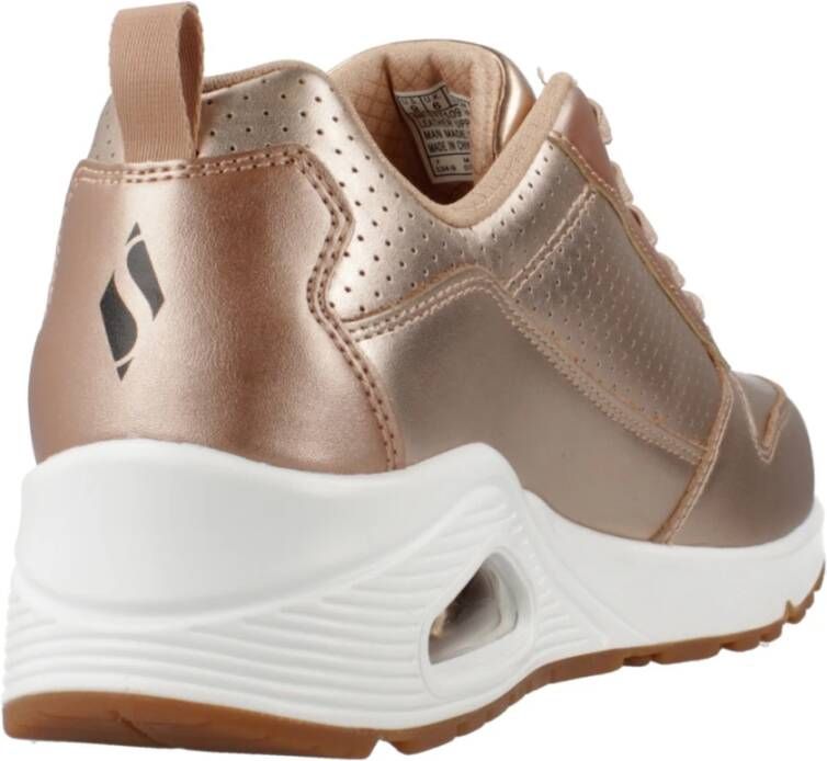 Skechers Metallic Sneakers voor een stijlvolle look Pink Dames