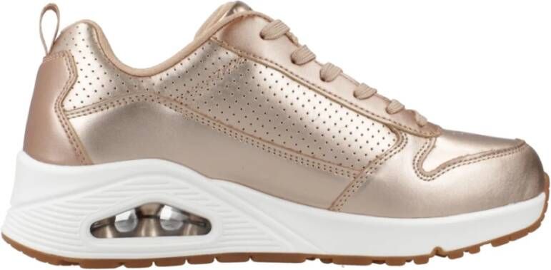 Skechers Metallic Sneakers voor een stijlvolle look Pink Dames