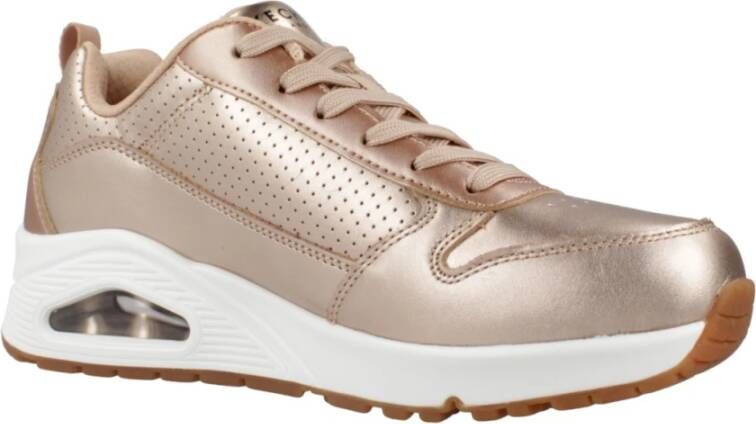 Skechers Metallic Sneakers voor een stijlvolle look Pink Dames