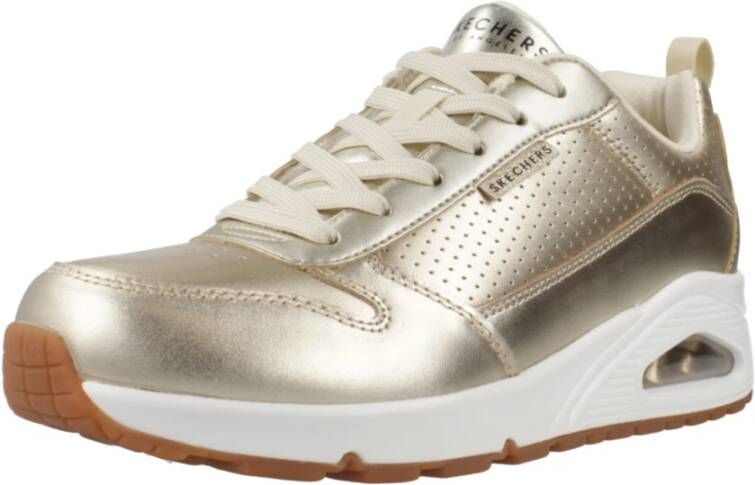 Skechers Metallic Sneakers voor een stijlvolle uitstraling Yellow Dames