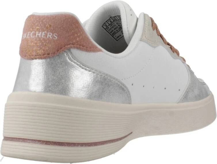 Skechers Metallic Soft Sneakers White Dames