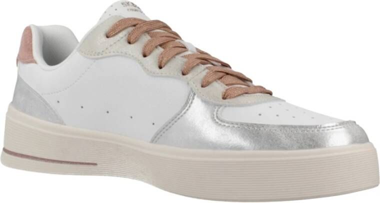 Skechers Metallic Soft Sneakers White Dames