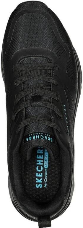 Skechers Moderne herensneakers met Air-Cooled Memory Foam Black Heren