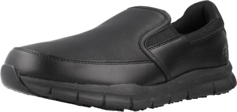 Skechers Antislip Loafers Black Heren